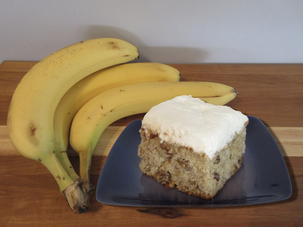 banana walnut cake