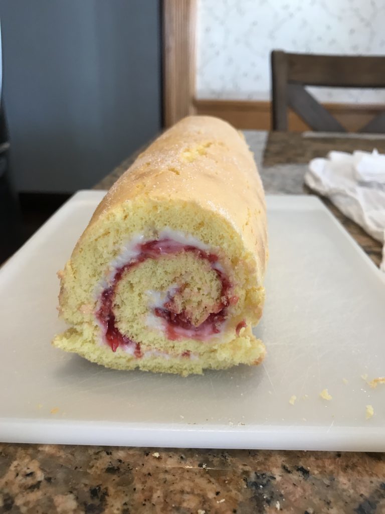 Refreshingly Tart Raspberry Lemonade Swiss Roll - Jackson's Job
