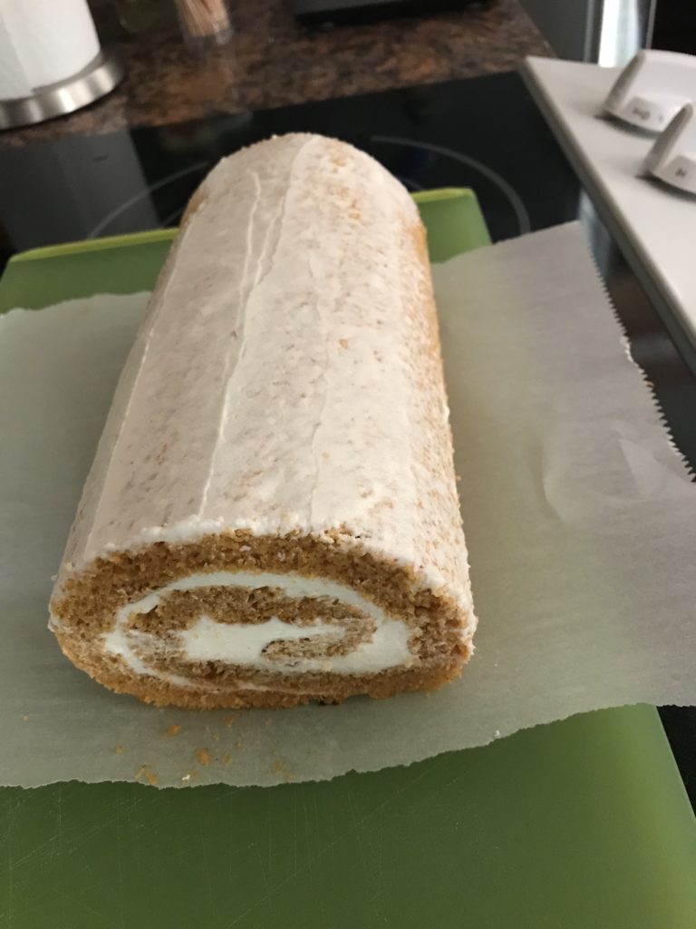 perfectly spiced pumpkin roll