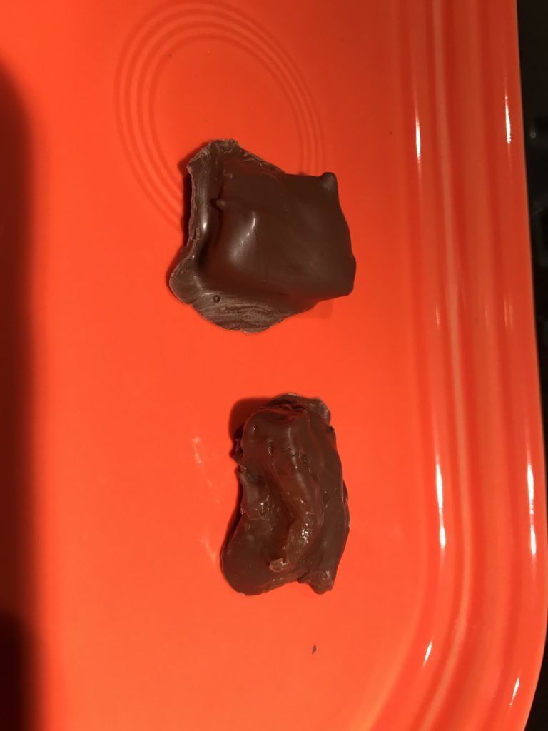 Candy coating causing allergic reaction