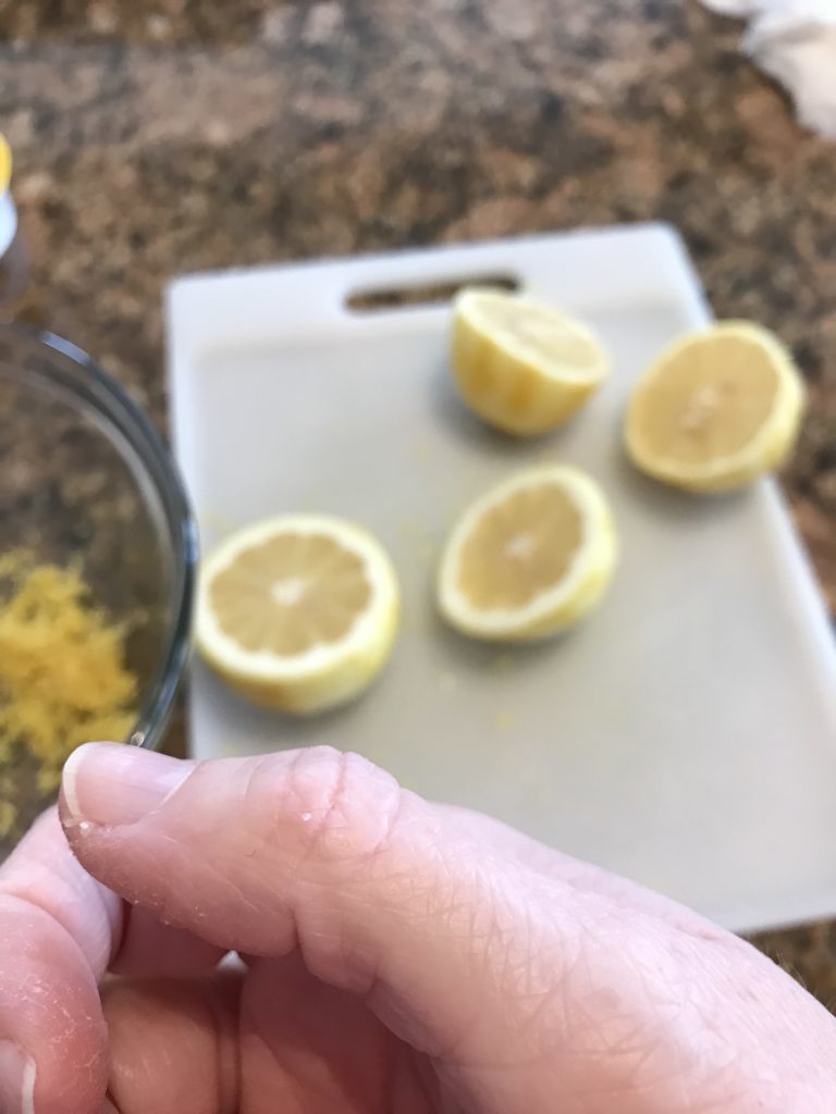 zest a lemon