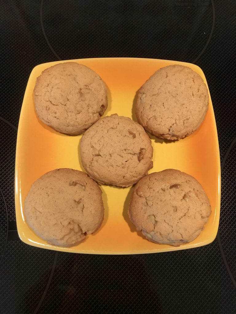 walnut cinnamon sugar cookies