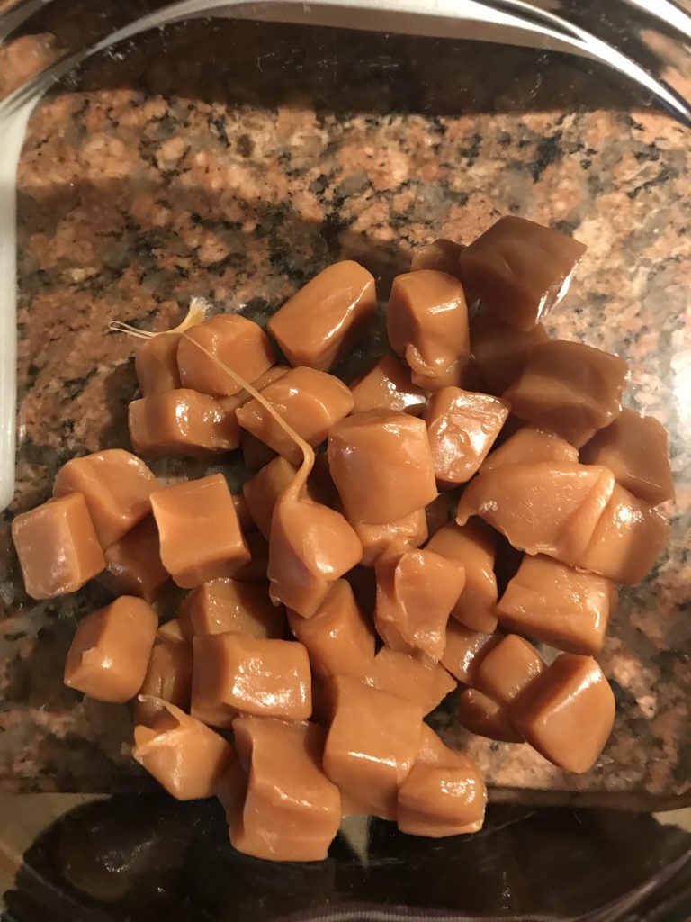 melting caramels for recipes