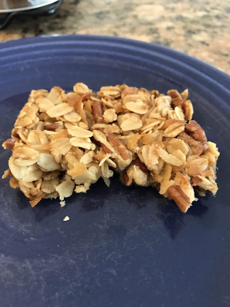 sweet and spicy sriracha granola bars