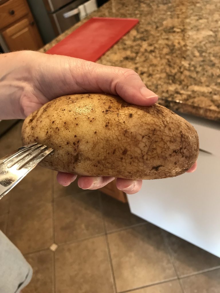 crispy crust baked potato