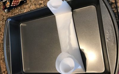 Shortcut Method to Lining a Cake Pan with Parchment