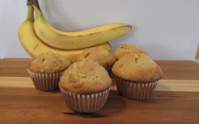 Healthier Yet Intensely Flavored Banana Muffins