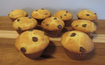Delicious and Healthier Chocolate Chip Muffins