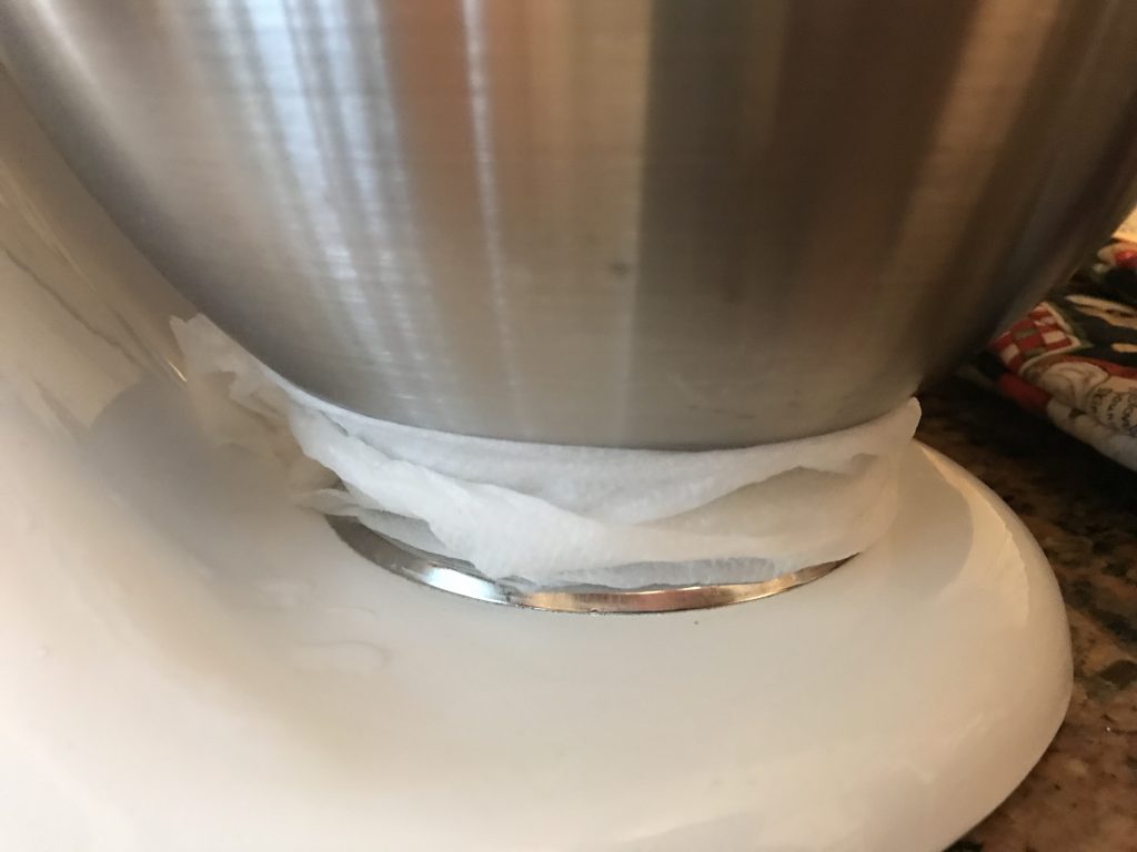 stuck bowl KitchenAid mixer