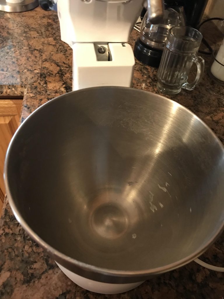 stuck bowl KitchenAid mixer