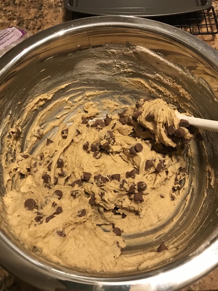 Stir in chocolate chips