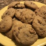 Salted pecan chocolate chip cookies