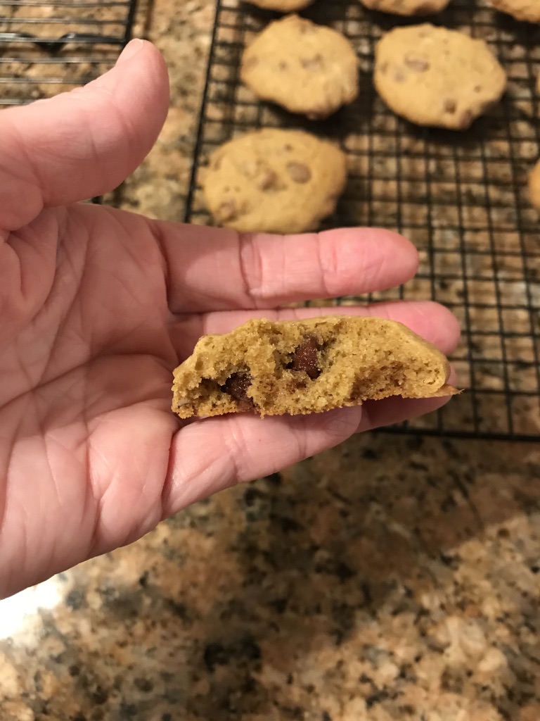 Salted pecan chocolate chip cookies