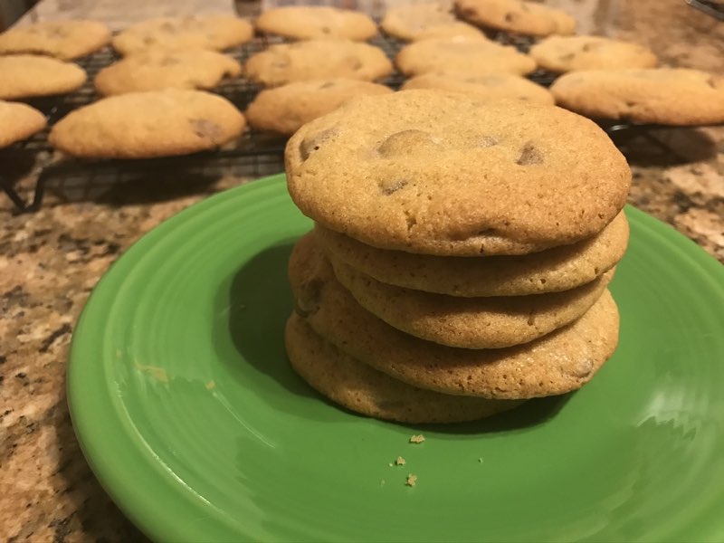 Whole Wheat Chocolate Chip Cookies