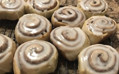 The Lighter, Healthier Side of Life Cinnamon Roll