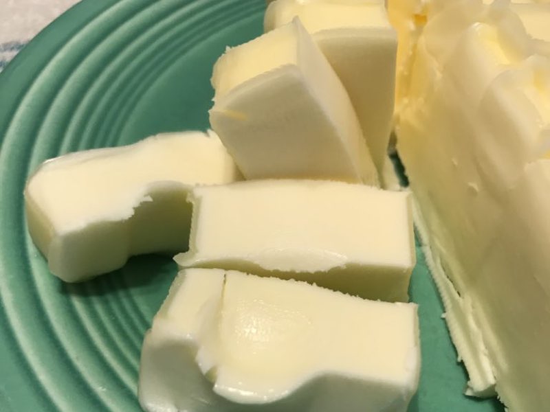 softened or room-temperature butter