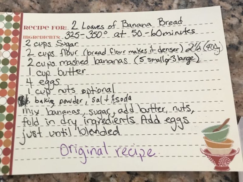 found recipe shows improvement