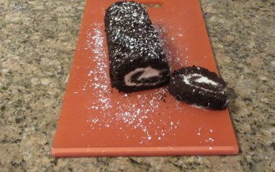 Easy Chocolate Spiced Swiss Roll