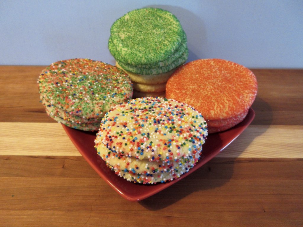 glitter sugar cookies