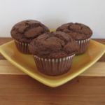 chocolate banana muffins