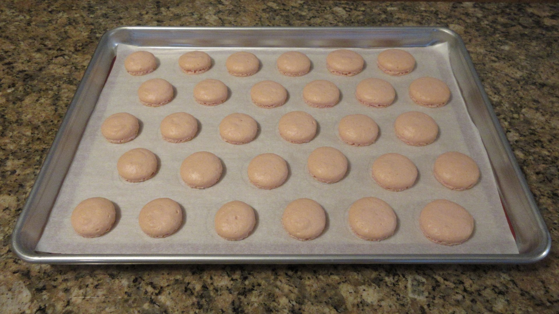 experimenting with macarons