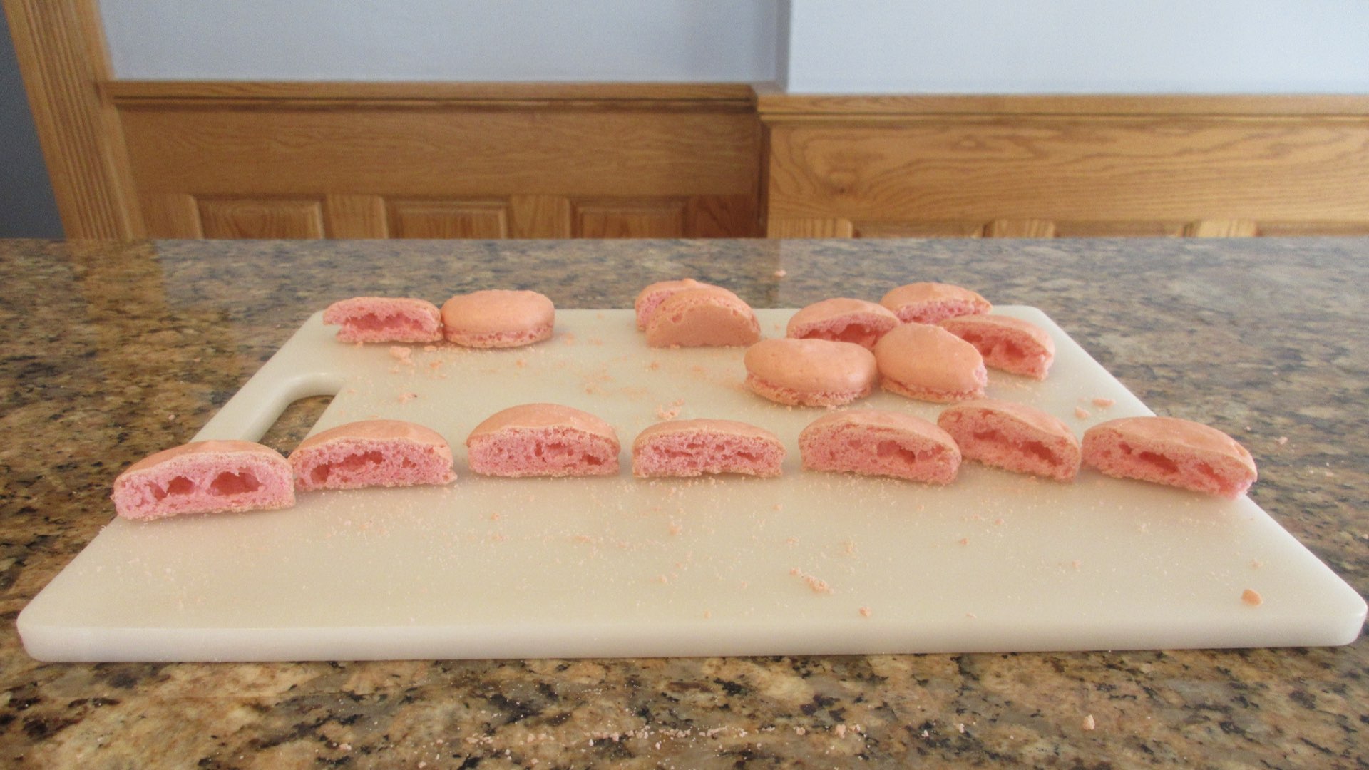 experimenting with macarons