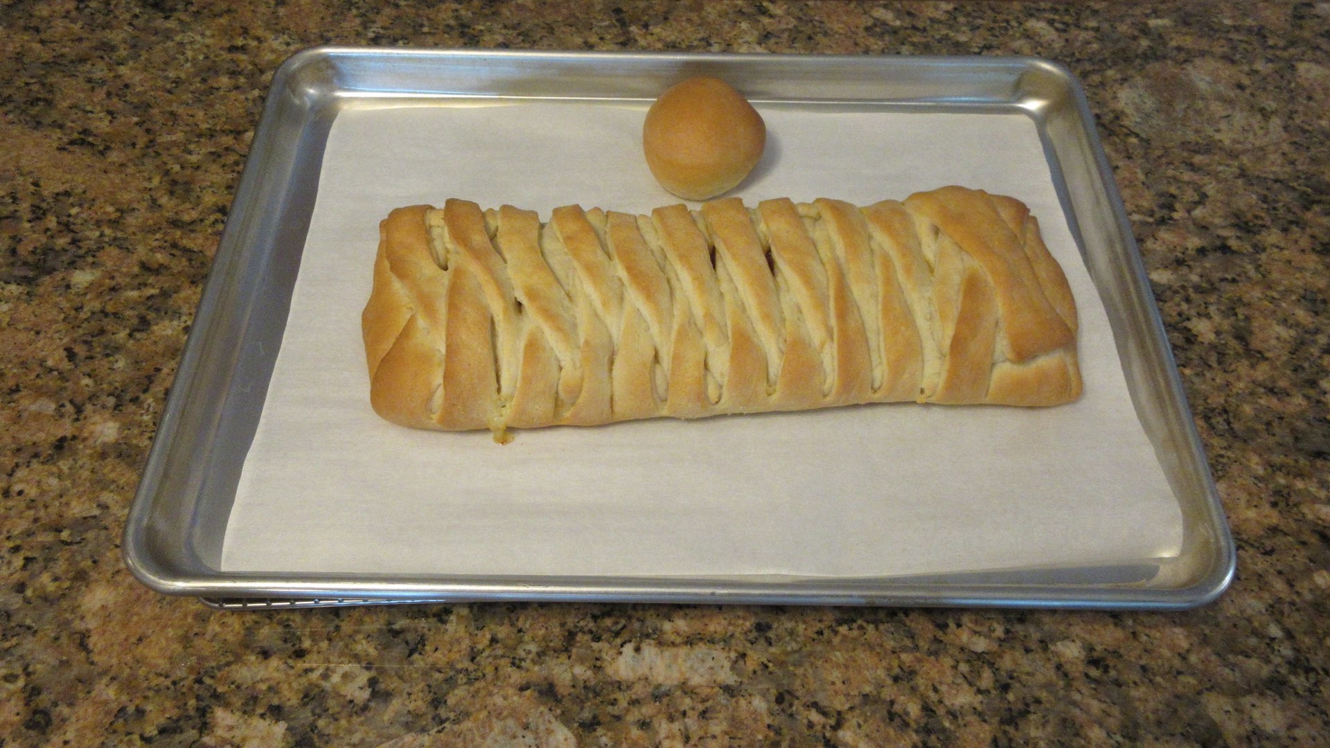 stuffed braided bread